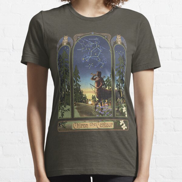 Centaurus Constellation with Art Nouveau Centaur Essential T-Shirt