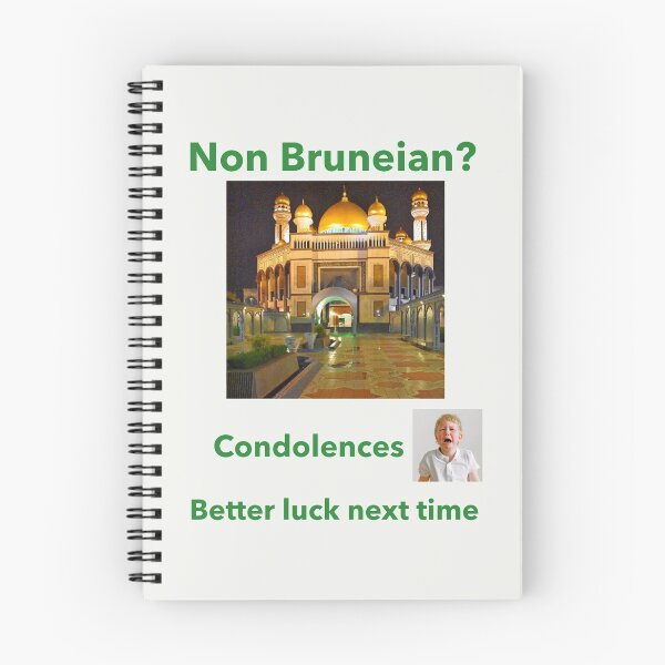 Item preview, "Condolences to Non Bruneian" gr designed and sold by skoumpourdides.