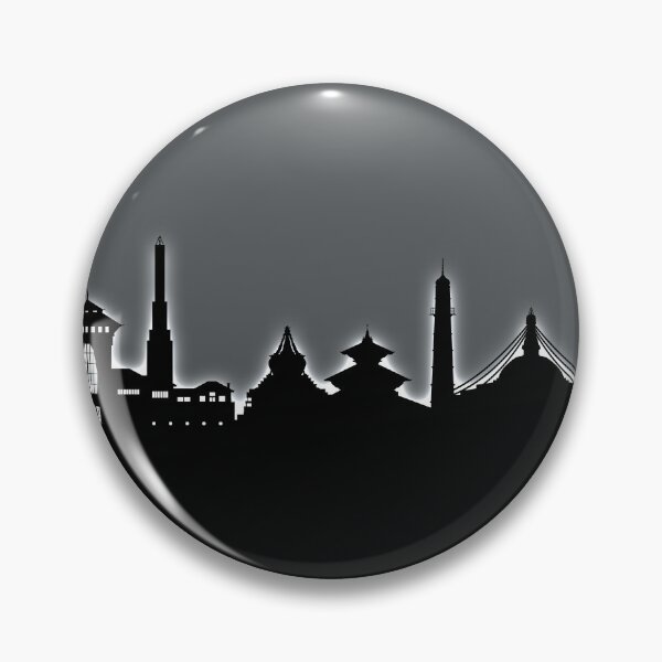 Artikelvorschau, Kathmandu Nepal Skyline entworfen und verkauft von ArtPrints.