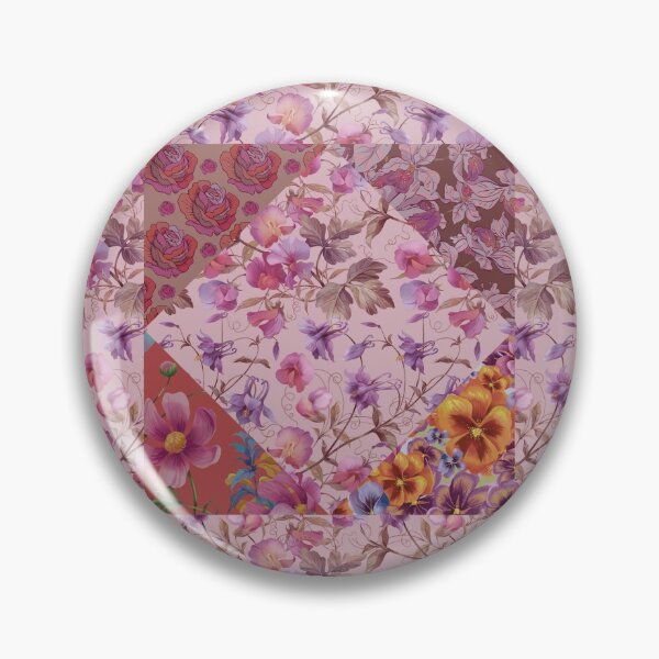 Item preview,  Decorative flower patchwork #6 designed and sold by fairytaleprints.