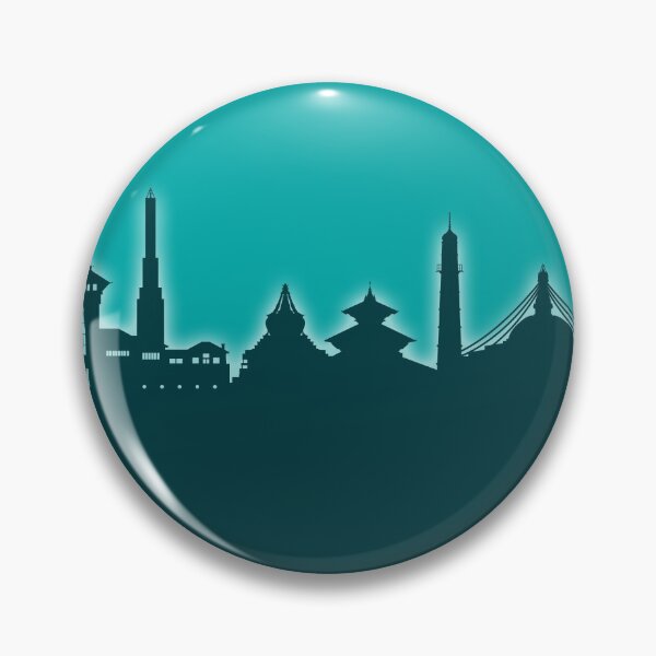 Artikelvorschau, Kathmandu Nepal Skyline entworfen und verkauft von ArtPrints.