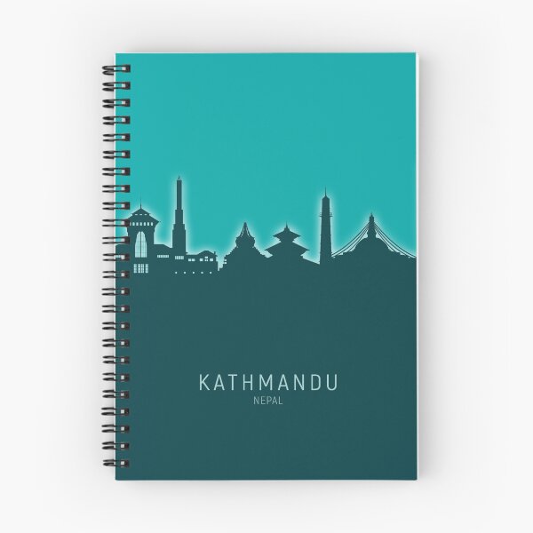 Item preview, Kathmandu Nepal Skyline designed and sold by ArtPrints.