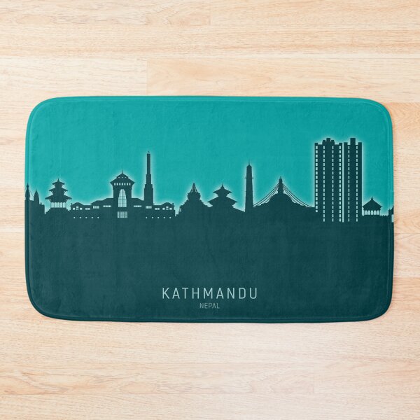 Item preview, Kathmandu Nepal Skyline designed and sold by ArtPrints.
