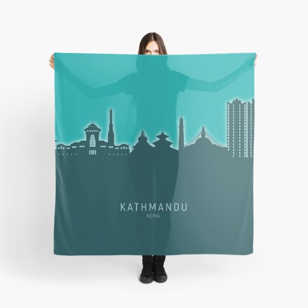 Item preview, Kathmandu Nepal Skyline designed and sold by ArtPrints.