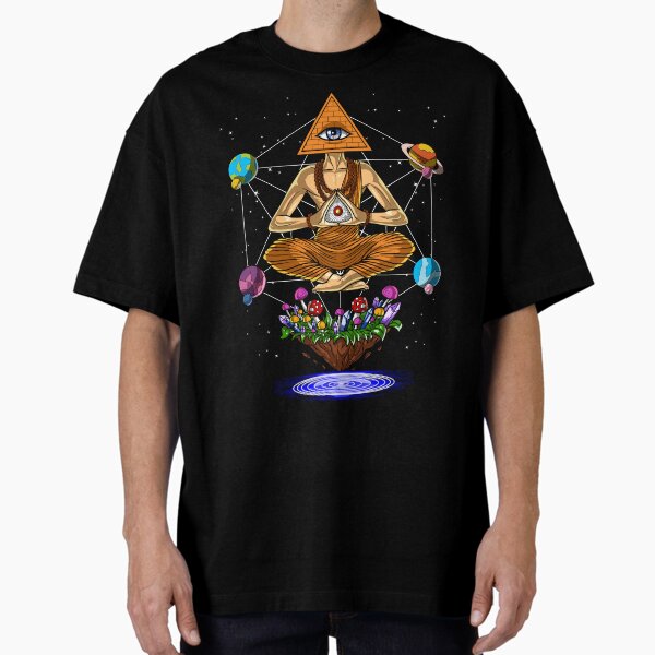 Aperçu de l'œuvre Pyramide de Bouddha psychédélique créée et vendue par underheaven.