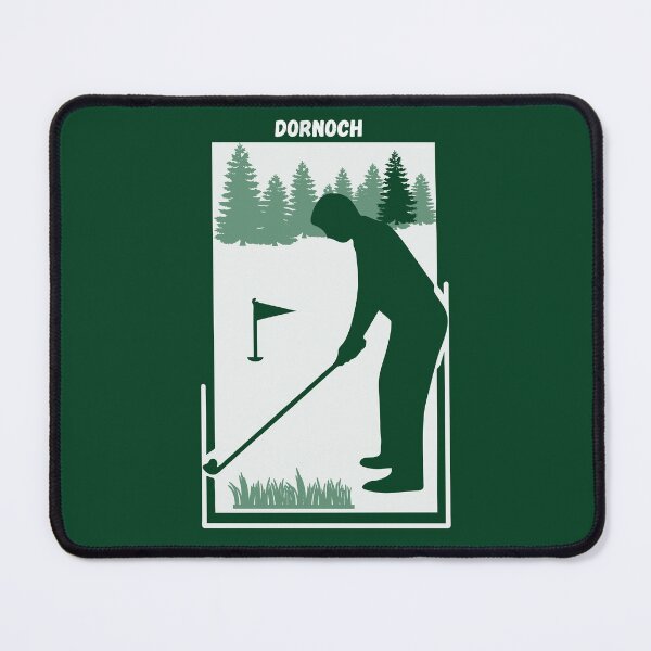 Item preview, Dornoch in Scotland, Europe - Golf Old Course Trip Green Vintage Style Poster designed and sold by Vintage-TM.