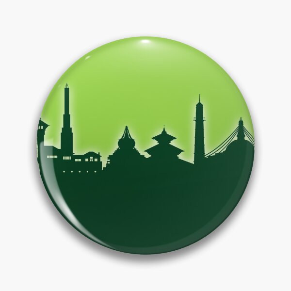 Item preview, Kathmandu Nepal Skyline designed and sold by ArtPrints.