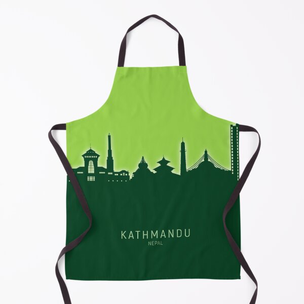 Item preview, Kathmandu Nepal Skyline designed and sold by ArtPrints.