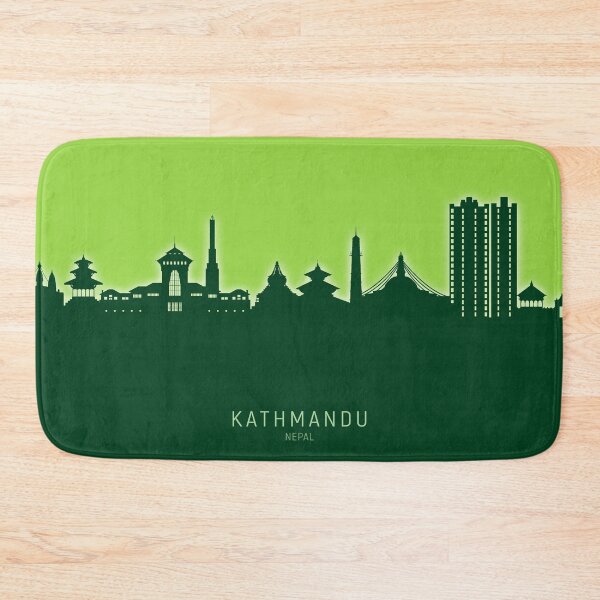 Item preview, Kathmandu Nepal Skyline designed and sold by ArtPrints.
