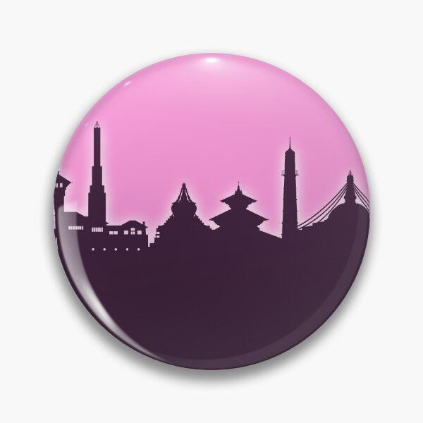 Artikelvorschau, Kathmandu Nepal Skyline entworfen und verkauft von ArtPrints.