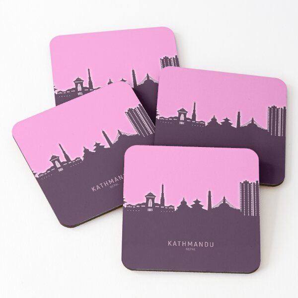 Item preview, Kathmandu Nepal Skyline designed and sold by ArtPrints.
