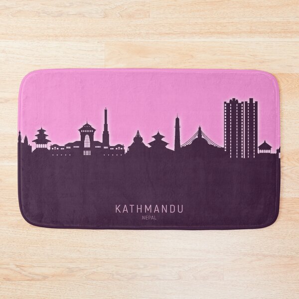 Item preview, Kathmandu Nepal Skyline designed and sold by ArtPrints.