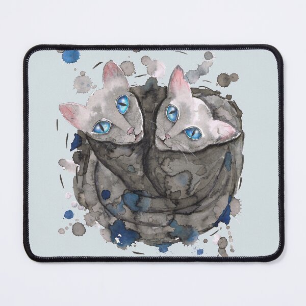Item preview, Two gray cat sisters designed and sold by Bwiselizzy.