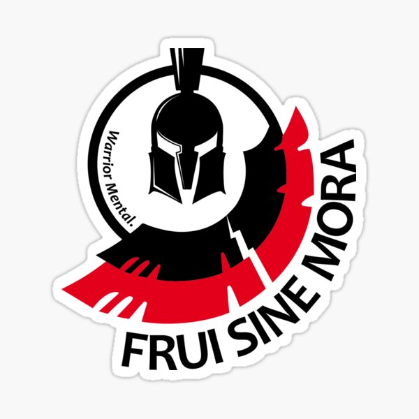 FRUI SINE MORA official logo Sticker