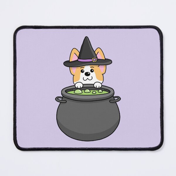 Item preview, Corgi Wizard Witch Cauldron Potion designed and sold by DimensionC169.