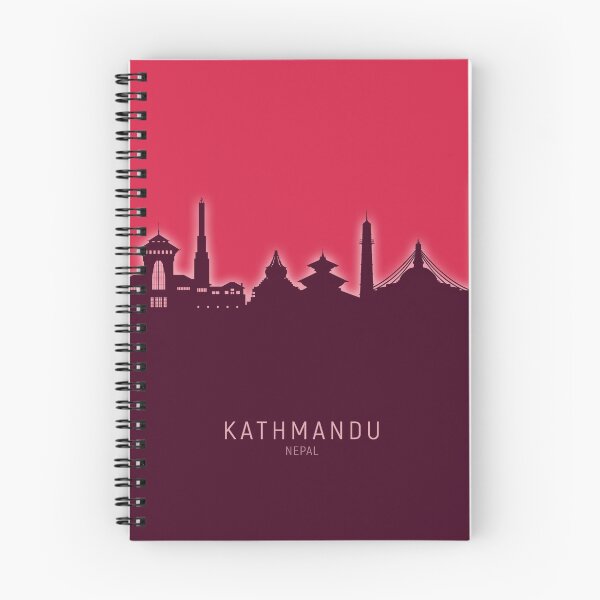 Item preview, Kathmandu Nepal Skyline designed and sold by ArtPrints.