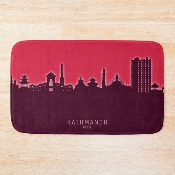 Item preview, Kathmandu Nepal Skyline designed and sold by ArtPrints.