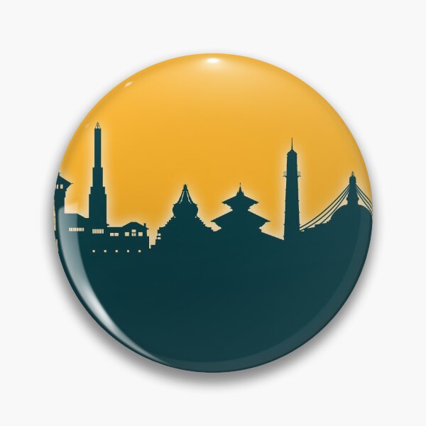 Item preview, Kathmandu Nepal Skyline designed and sold by ArtPrints.