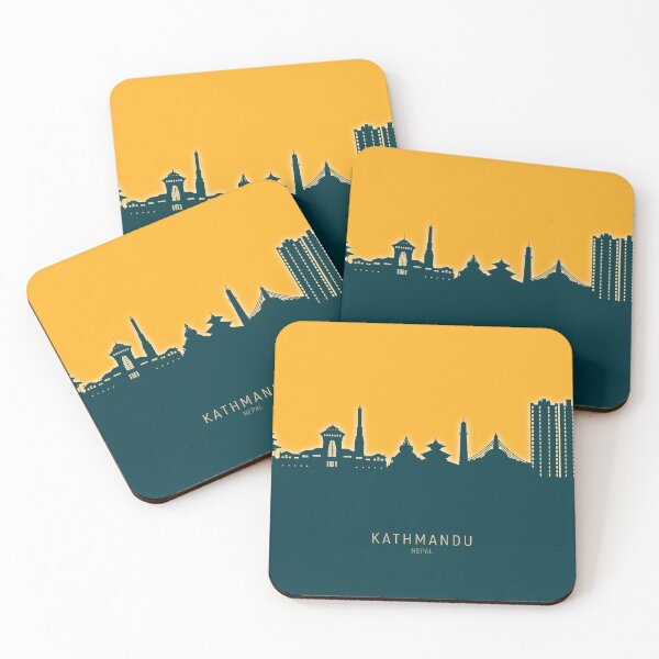 Item preview, Kathmandu Nepal Skyline designed and sold by ArtPrints.