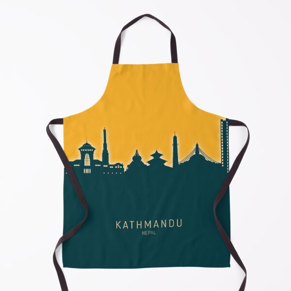 Item preview, Kathmandu Nepal Skyline designed and sold by ArtPrints.