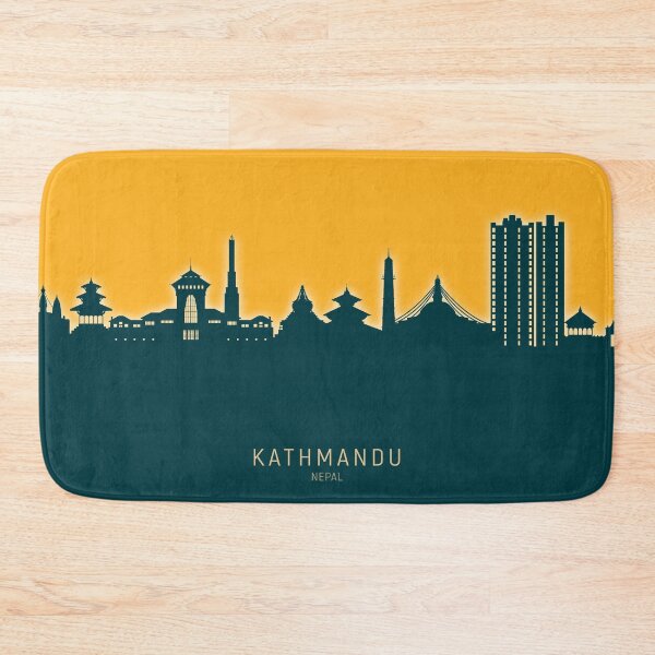 Item preview, Kathmandu Nepal Skyline designed and sold by ArtPrints.