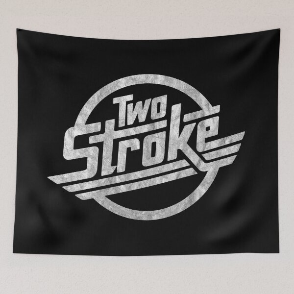 Item preview, Distressed 2-Stroke Graphic Logo designed and sold by peterpaz.