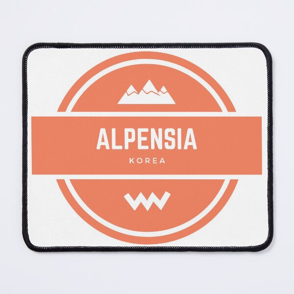 Item preview, Alpensia in Pyeongchang in Korea Mountain Snowboard Ski Resort Vintage Logo designed and sold by Vintage-TM.
