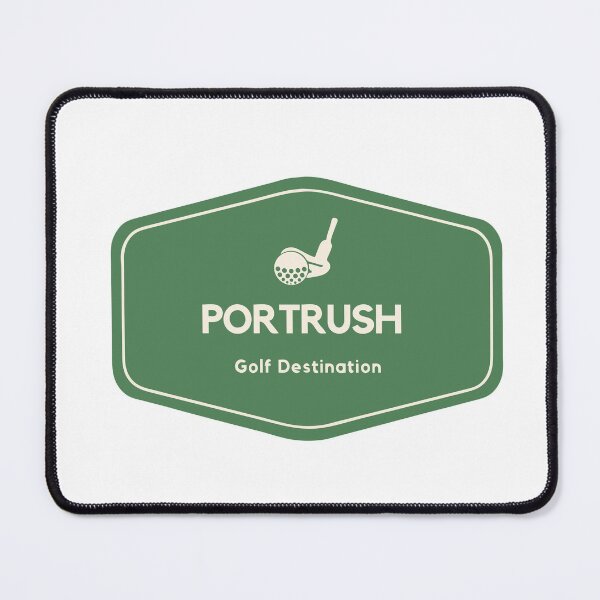 Item preview, Portrush in Northern Ireland, Europe - Golf Old Course Travel Destination Logo designed and sold by Vintage-TM.