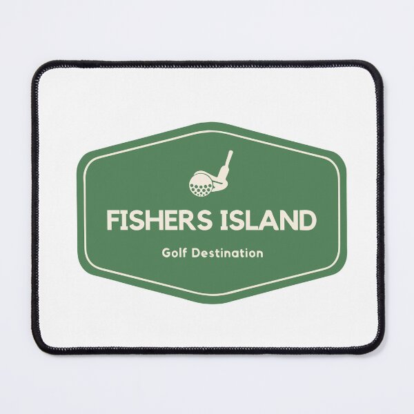Item preview, Fishers Island in the State of New York in the USA - Golf Old Course Travel Destination Logo designed and sold by Vintage-TM.