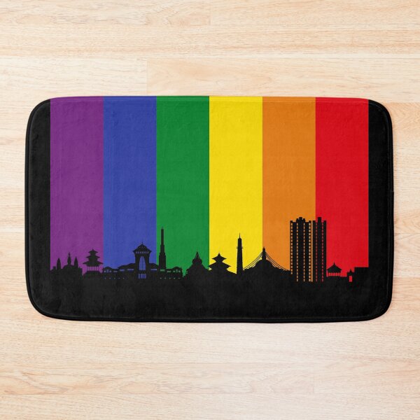 Item preview, Kathmandu Nepal Skyline designed and sold by ArtPrints.