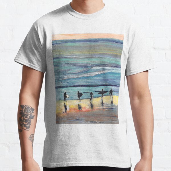 Day at Surfer Joe's by Riccoboni, Surfing Picture Classic T-Shirt