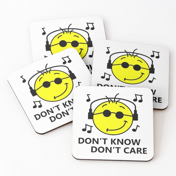 Item preview, Don't Know Don't Care - Happy Face designed and sold by RamiBeans.