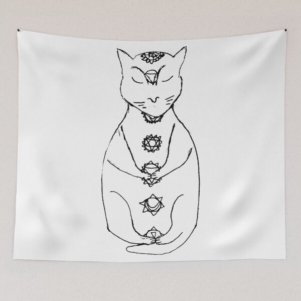 Item preview, Cat Meditation designed and sold by NobodysHero.