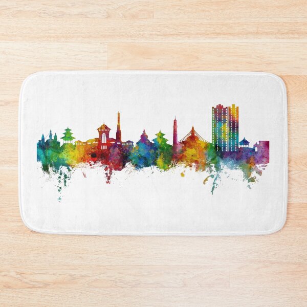 Item preview, Kathmandu Nepal Skyline designed and sold by ArtPrints.