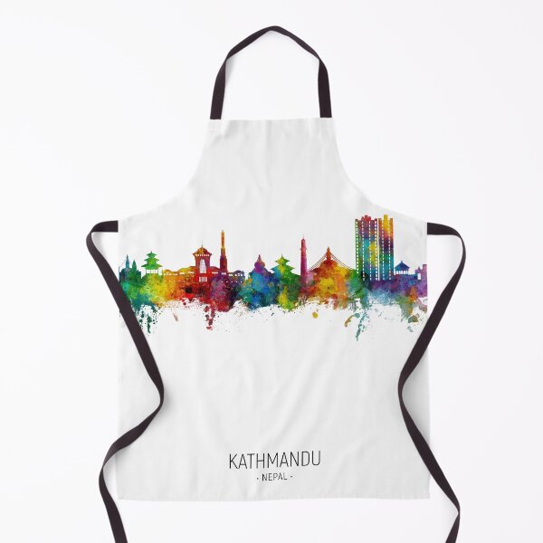 Item preview, Kathmandu Nepal Skyline designed and sold by ArtPrints.