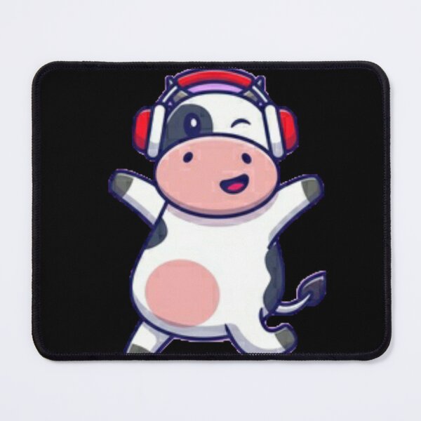 Item preview, Cow listening to music designed and sold by Rakos-Merch.