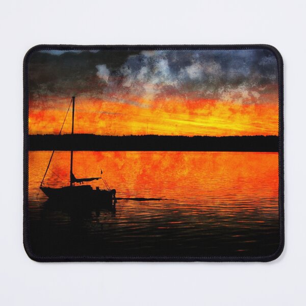 Item preview, Sunset Sailboat designed and sold by rawshutterbug.