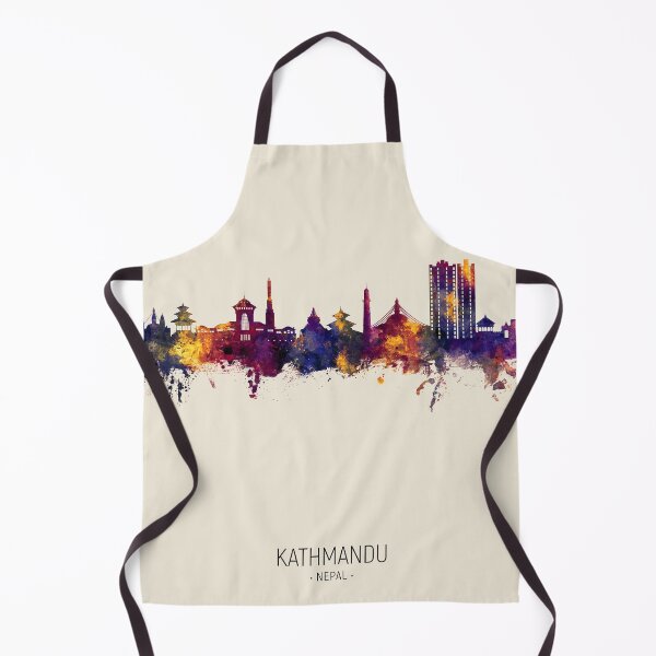Item preview, Kathmandu Nepal Skyline designed and sold by ArtPrints.