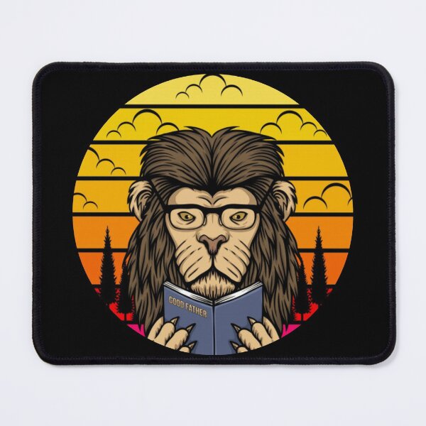 Item preview, Nerd lion designed and sold by Rakos-Merch.