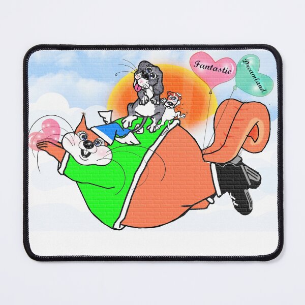 Item preview, Fantastic Dreamland of squirrel & dogs designed and sold by Shirley cute art .
