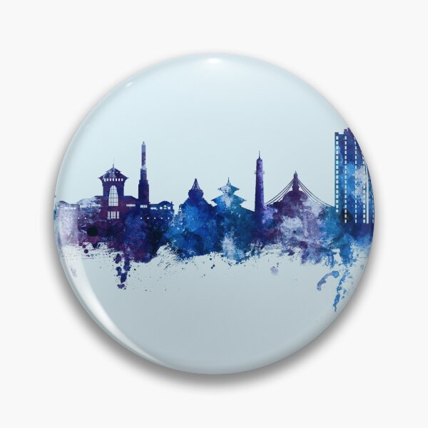 Artikelvorschau, Kathmandu Nepal Skyline entworfen und verkauft von ArtPrints.