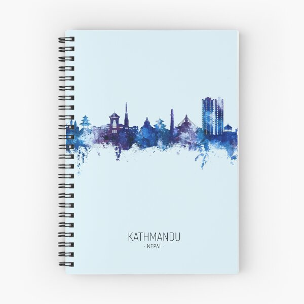 Item preview, Kathmandu Nepal Skyline designed and sold by ArtPrints.