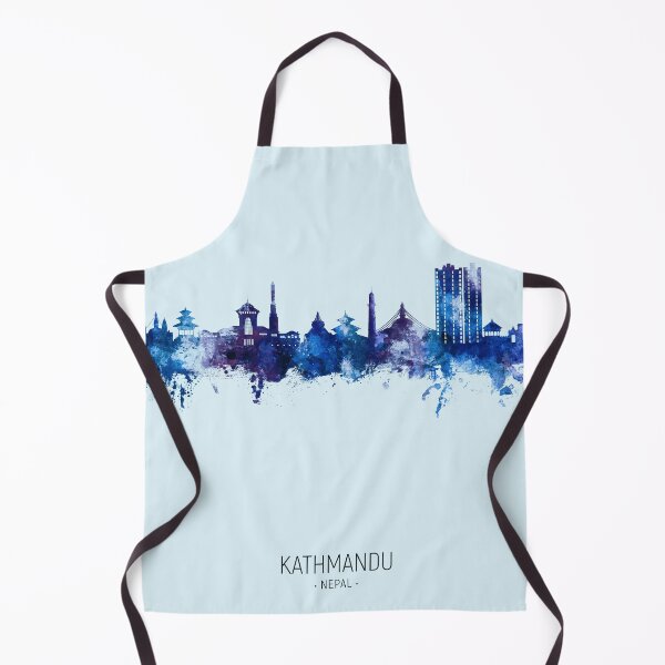 Item preview, Kathmandu Nepal Skyline designed and sold by ArtPrints.