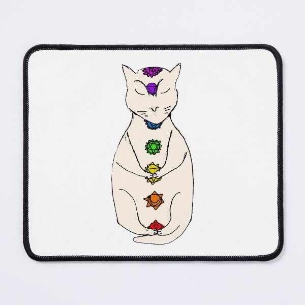 Item preview, Chakra Cat - Meditation designed and sold by NobodysHero.
