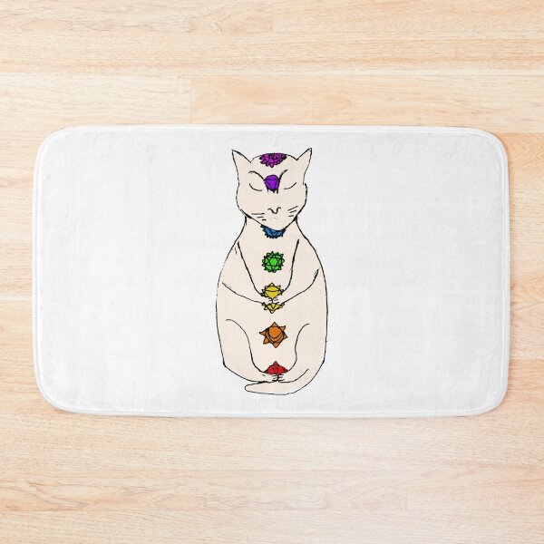 Item preview, Chakra Cat - Meditation designed and sold by NobodysHero.