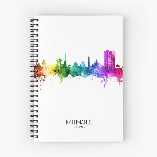 Item preview, Kathmandu Nepal Skyline designed and sold by ArtPrints.
