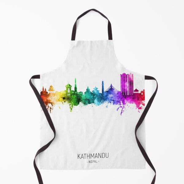 Item preview, Kathmandu Nepal Skyline designed and sold by ArtPrints.