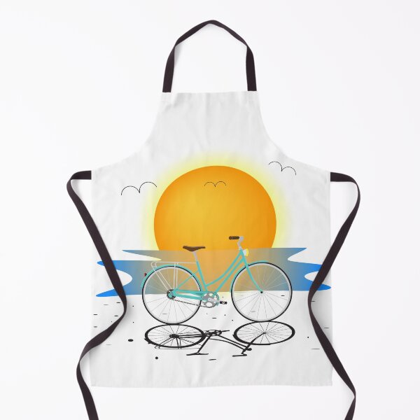 Item preview, Sunset Bicycle at Beach designed and sold by arteesketch.