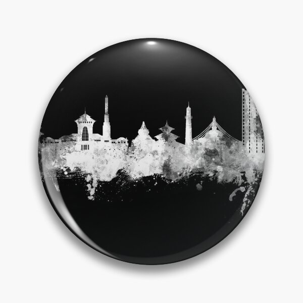 Item preview, Kathmandu Nepal Skyline designed and sold by ArtPrints.