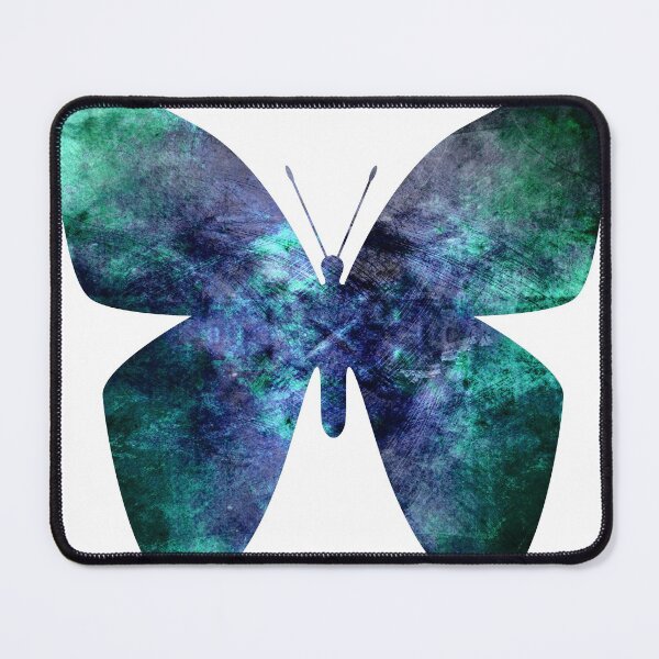 Item preview, Green blue grungy butterfly designed and sold by Anteia.